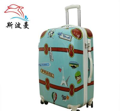 斯波曼卡通拉杆箱万向轮行李箱密码箱登机箱托运箱 一件代发